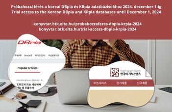 Trial access to the Korean DBpia and KRpia databases