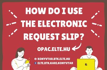 How do I Use the Electronic Request Slip?
