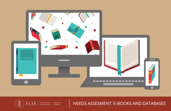 Needs assesment: e-books and databases