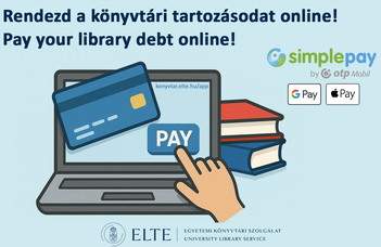 Elindult az online bankkártyás fizetés az ELTE könyvtáraiban
